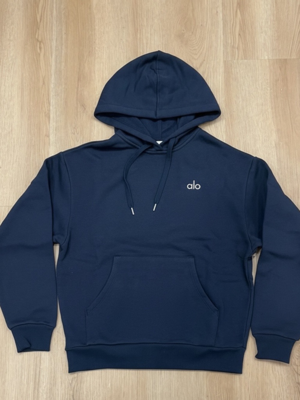ALO Yoga Accolade Navy Hoodie XS NWOT